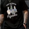 MenS Black TShirt Vivid Color and Dynamic Design Casual Crew Neck Short Sleeve Breathable Geometric Pattern Regular Fit