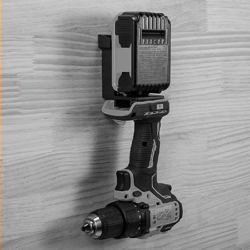 1/2PCS For Dewalt/Milwaukee 18V 20V Drill Tool and Battery Storage Bracket With Screws Wall-Mounted Storage Tool Holder