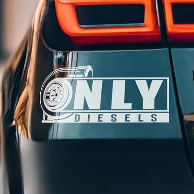 Only Diesel Engine Svg Trs for Cartoourbocharger Creative&funny Sticken Fans&lover,high Quality for Car Trucks Motorcycles Decal