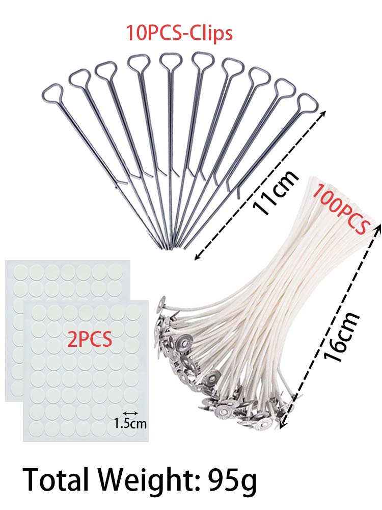 5/10Pcs 4.3 Inch Candle Wick Holders Clip Wick Fixer DIY Stainless Steel Holders for Candle Making Device Supplies Accessories