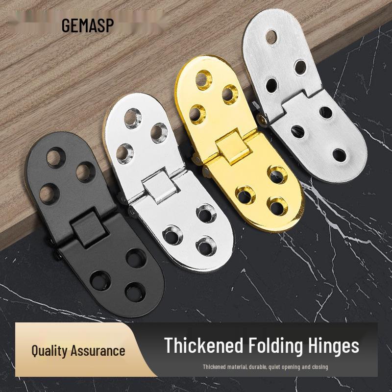 Zinc Alloy 180° Flip-Up Concealed Hinge for Foldable Bathroom and Dining Tables