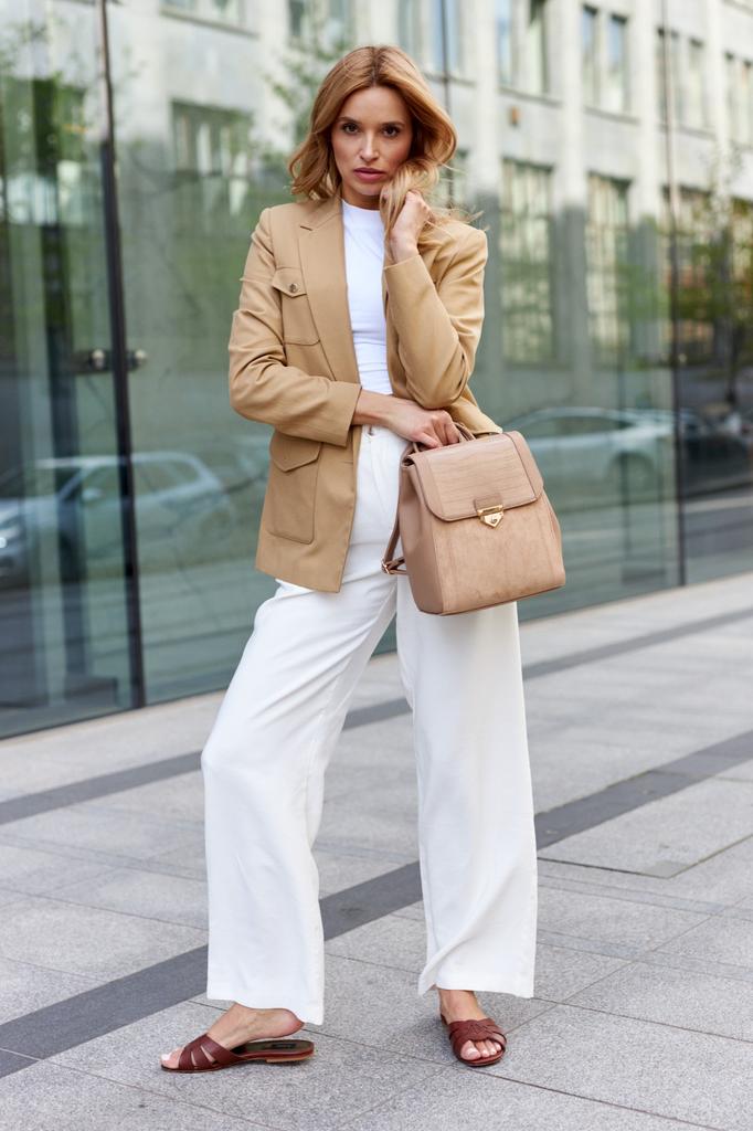 Women's backpack PTN PLEC-ALE-1-0302 D. Beige