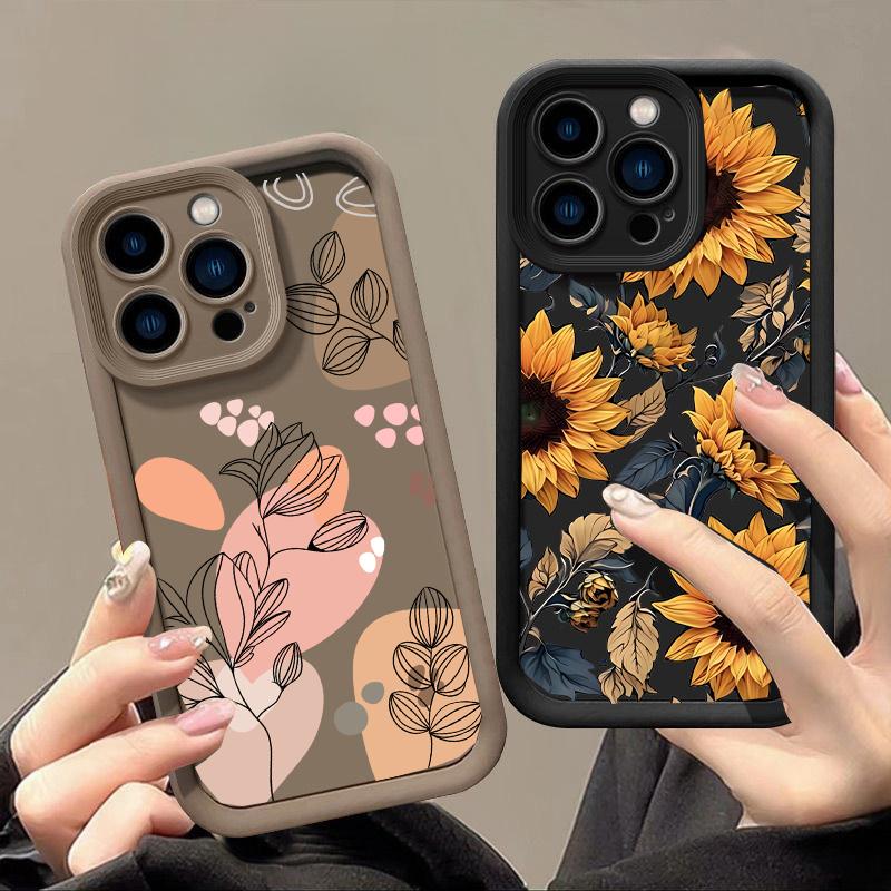 Sunflower Matte Case For Huawei Honor 400 Pro Magic 7 Lite 6 5 Pro 5G 300 200 90 8X X9 Y7A X7 70 Y9 Prime 2019 Y9S Nova 9 SE