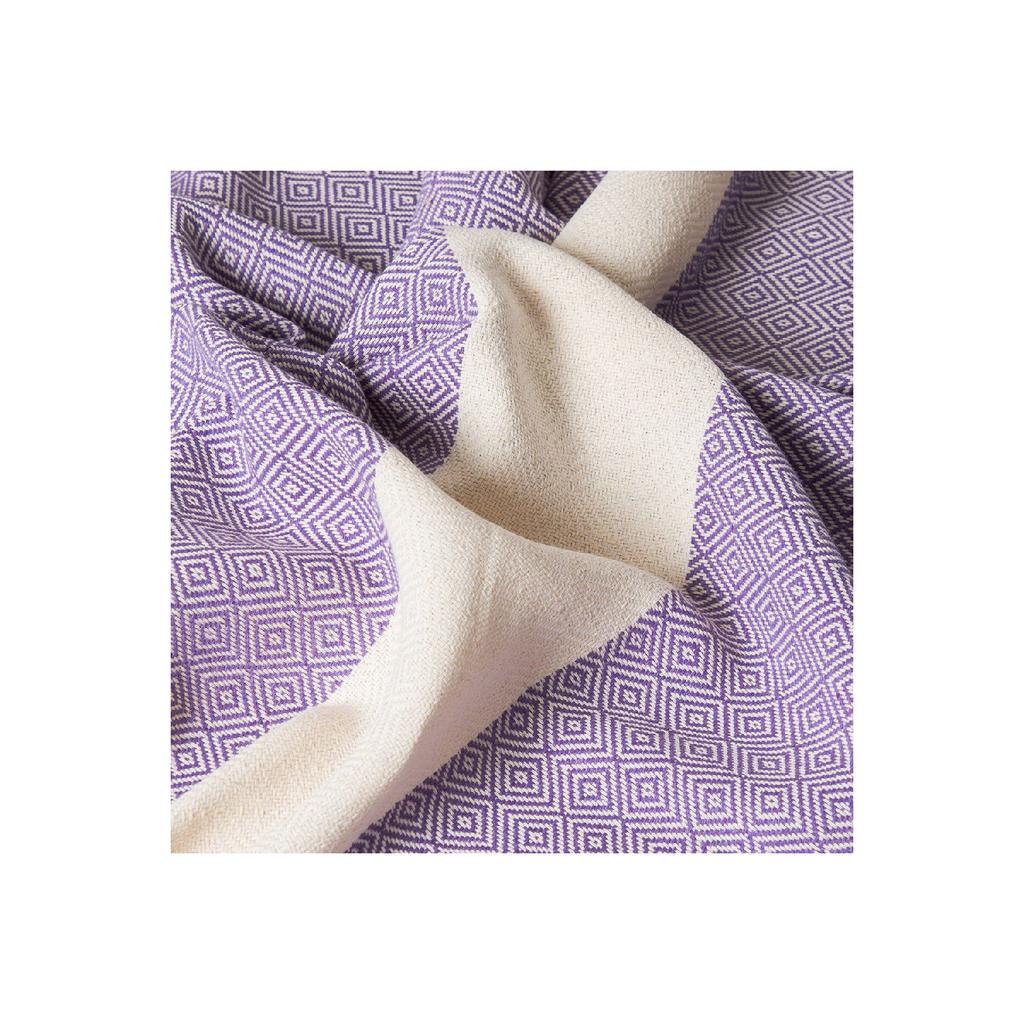 Diamond Patterned 100% Cotton Beach, Turkish Bath Peshtemal, Bathroom, Guest, Pool, Spa Towel 90x190 Cm