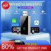 2025  Hot Carplay Wireless Adapter Android Auto 2in 1 Smart Dongle 5G WIFI For iphone Android Phone For BMW 7 Series E23 E32 E38