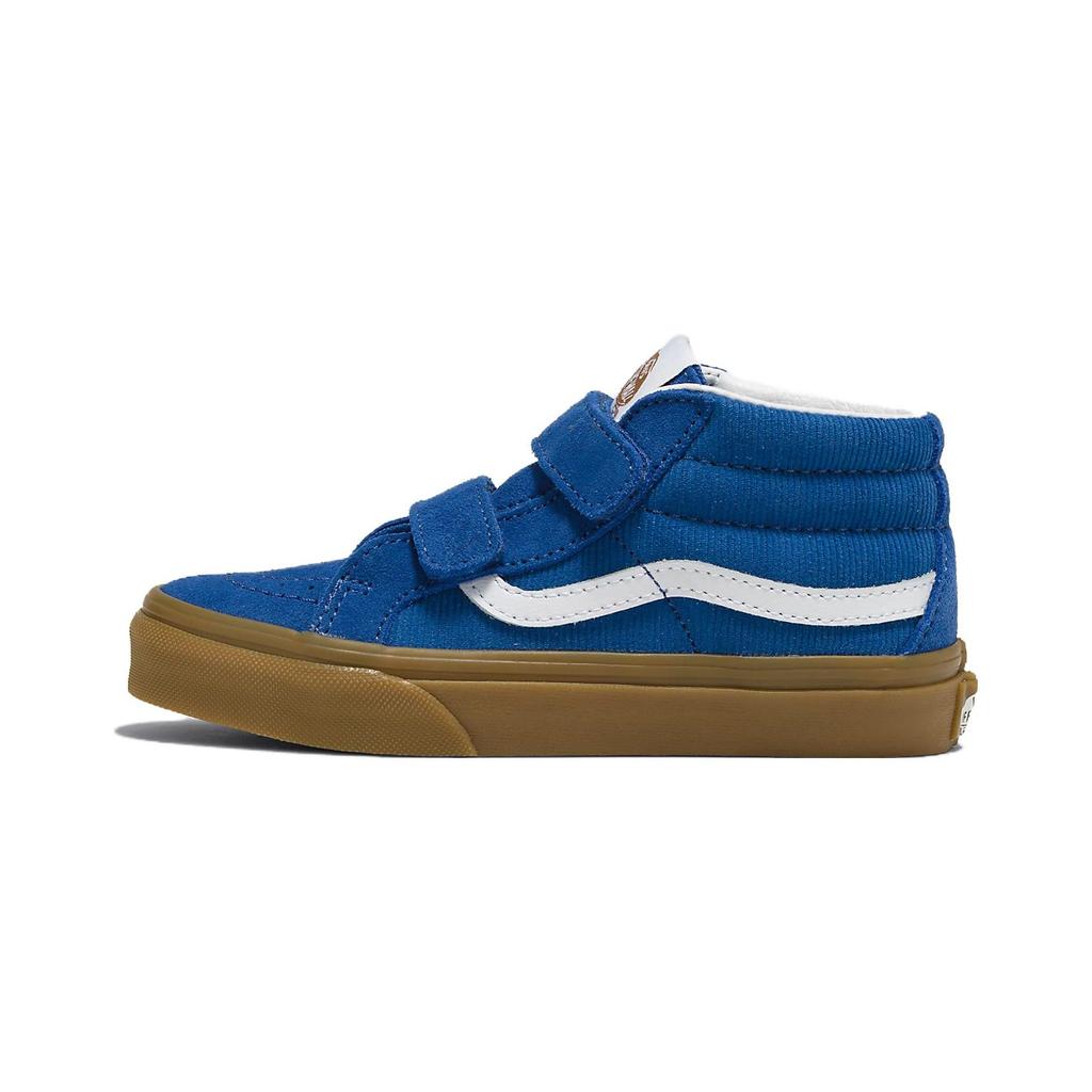 Vans Sk8 Low Comfortable Durable Breathable Mid-Top Kids Skate Shoes Kids Sneakers Blue VN0A38HHBLU