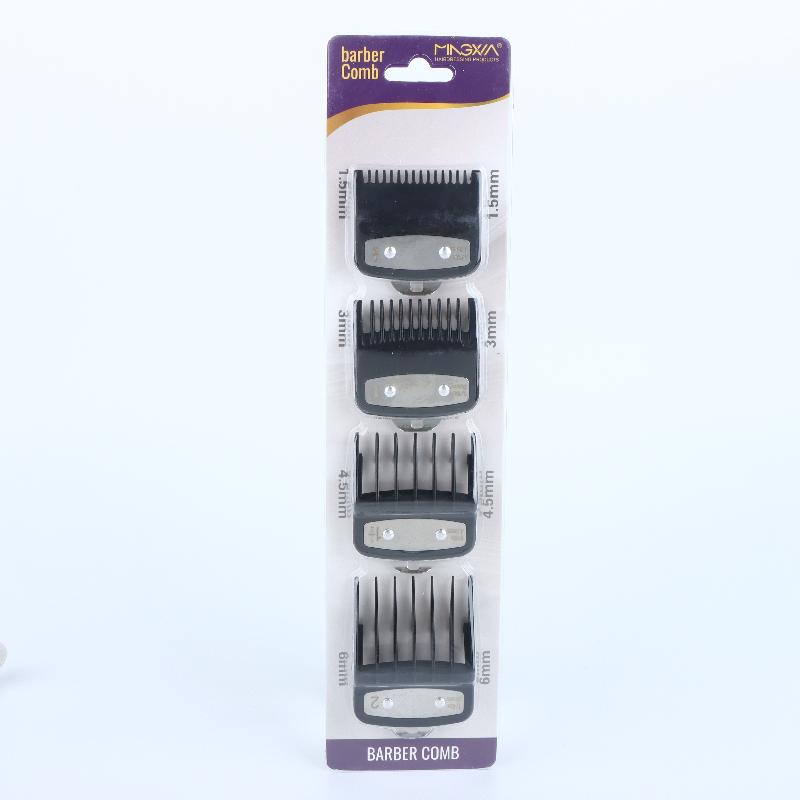 1/2/3/4Pcs Hair Clipper Limit Guard Set Multi-size Guide Combs Portable Trimmer Tools for Travel Daily Hair Grooming