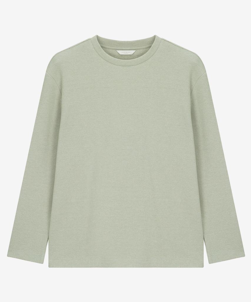 MINDBRIDGE [Warm] Waffle Texture Brushed T-Shirt - 4 Colors