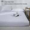 Deep 1525cm Fitted Sheet Pillow Case Bed Sheets Single Double King Color Solid