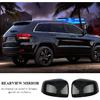 Sportuli Carbon Fiber Mirror Covers +Door Handle Covers Replacement For 2011- Jeep Grand Cherokee And Dodge Durango