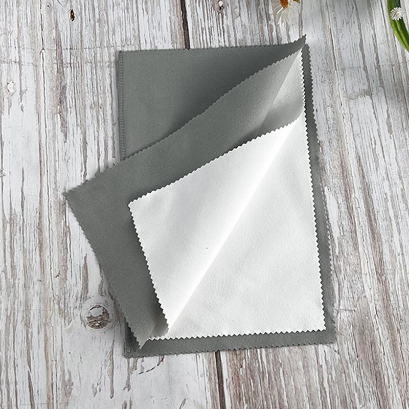 Sterling Silver Polishing Cloth Set Jewelry Cleaning Cloths Soft Wipe Wiping Cloth Keep Jewelry Shining Tools