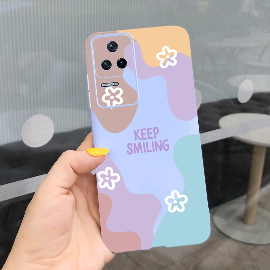 Für Xiaomi Poco F4 Hülle Buntes Kunstmuster Rückseite Für Xiaomi Poco F4 GT PocoF4 Handyhülle 6,67'' Weiches Silikon Fundas Capa