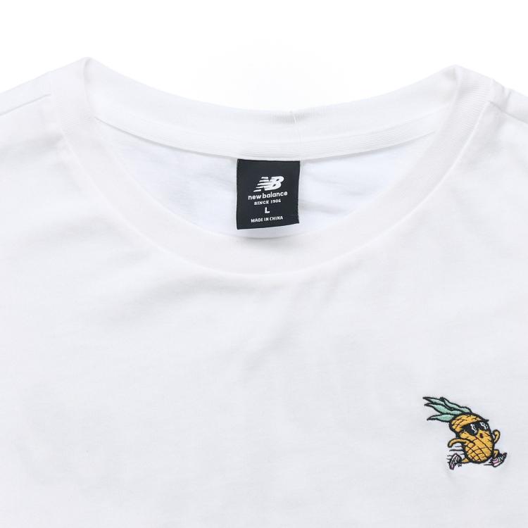 New Balance T Shirt Unisex White AMT01549-WT