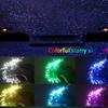 App-Controlled Fiber Optic Starry Sky Car Roof Light with Twinkling Turntable, 16W