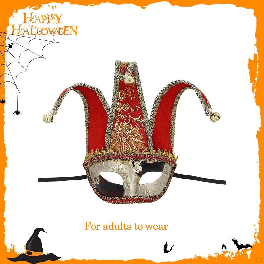 Halloween-Kostüm Bequeme Halbgesichtsmaske für Karneval Feiern