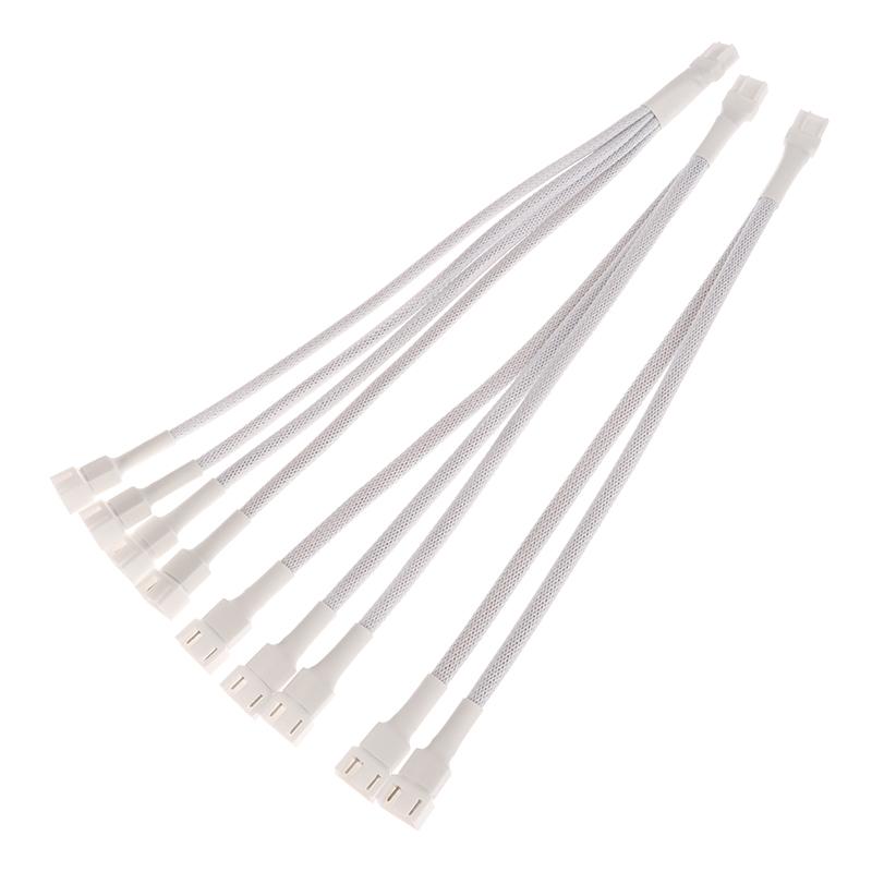 4 Pin 1 To 1/2/3/4 Motherboard Cpu Fan Computer Case Fan Extension Adapter Cable Pwm Female To 4 Pin Splitter Cable