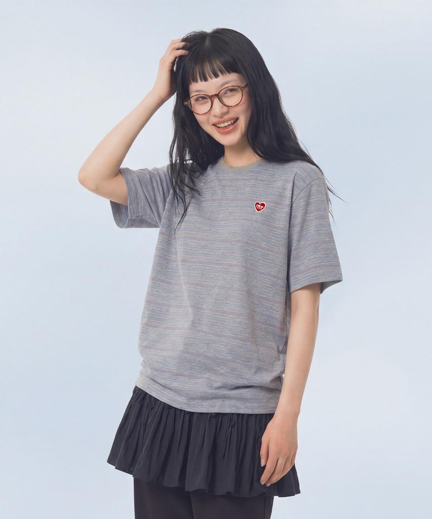 Maseumaluljeueopaeleol Daily Cotton Stripe T-Shirt_Navy