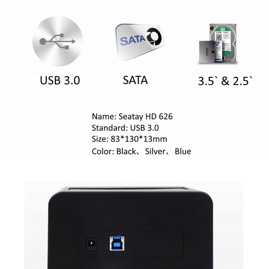 Buy External Hard Drive Enclosure Case Box2.5/3.5inch SSD HDD Disk