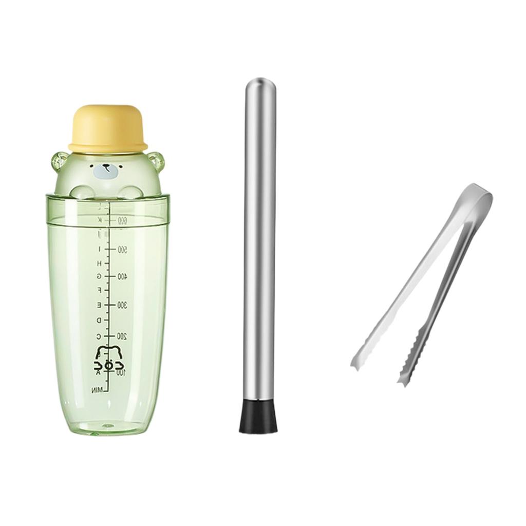 Transparent Cocktail Shaker Wine Mixer Bottle, Champagne Mixer Bartending Set Cocktail Mixer Birthday Gift