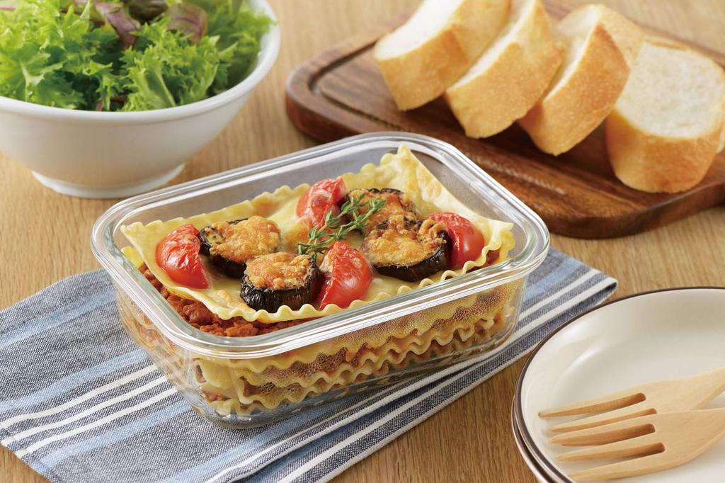 Yoshikawa SJ2531 Locking Glass Storage Gift Wrapping Available 4-Point Container, 640ml,