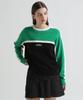 AVIREX MULTI-TONE KNIT PULLOVER Women's F 010 Black 783-6140601