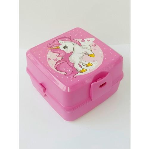 

Premium Illustrated Lunch Box Розовый Единорог