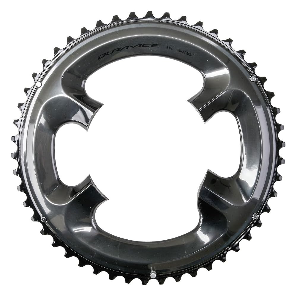 Shimano FC-R9100 50T-MS Crankset 50 Teeth Aluminum Black