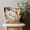 Manga anime TTurbo Granny cat couple Comfortable soft Pillow Case for Sofa cartoon kawaii Living Room Home office Decor Covers