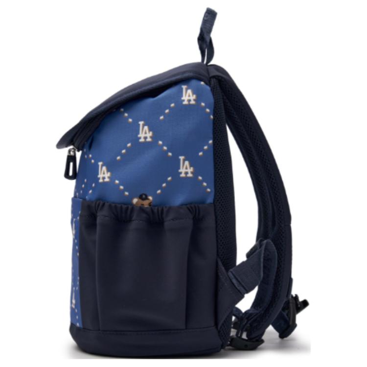 MLB LA Dodgers 25FW Fashion Versatile Simple Trend Polyester Backpack Men backpack Blue 7ABKC015N-07NYS