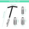 16mm 18mm 21mm 4pcs Set Spark Plug Wrench Spark Plug Removal Heavy-duty Carbon Steel Spark Plug Car Repair Tool