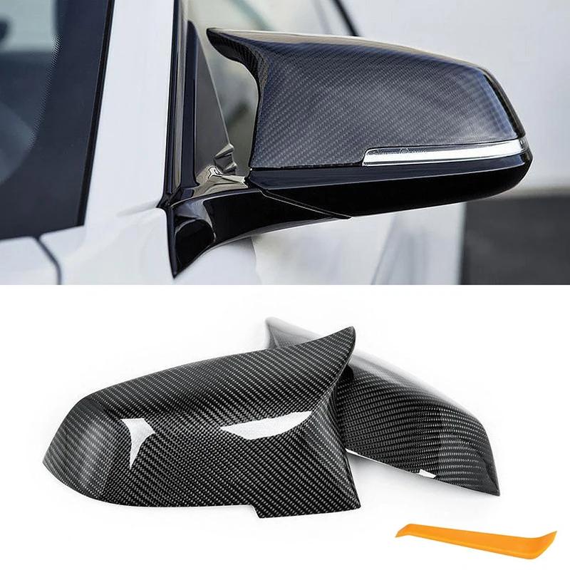 Carbon Fiber Mirror Caps for BMW1/2/3/4Series F20 F30 F32 F36 2012-Up 320i 328i 330d 335i M3 M4 Car Accessory Auto Styling Parts