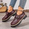 2025 New Women Loafers Mary Jane Retro Shoes Casual Comfortable Sneakers Women Fashion Platform Small  Shoes for Women