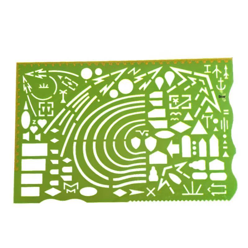 Military Tactical Plotting Ruler