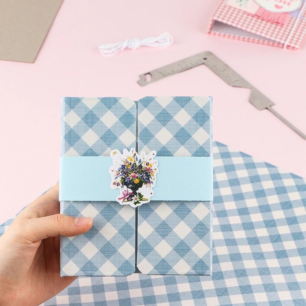 Stainless Steel Book Cover Guide Multi-Function Gauge Ruler New Marking Tool