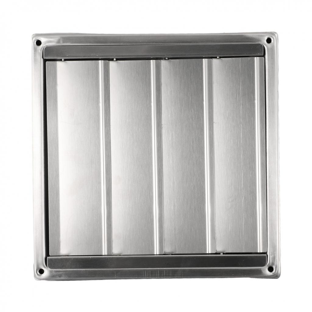 Schwerkraftgitter Kanalabdeckung Rückschlagklappe Edelstahlschrauben Vögel