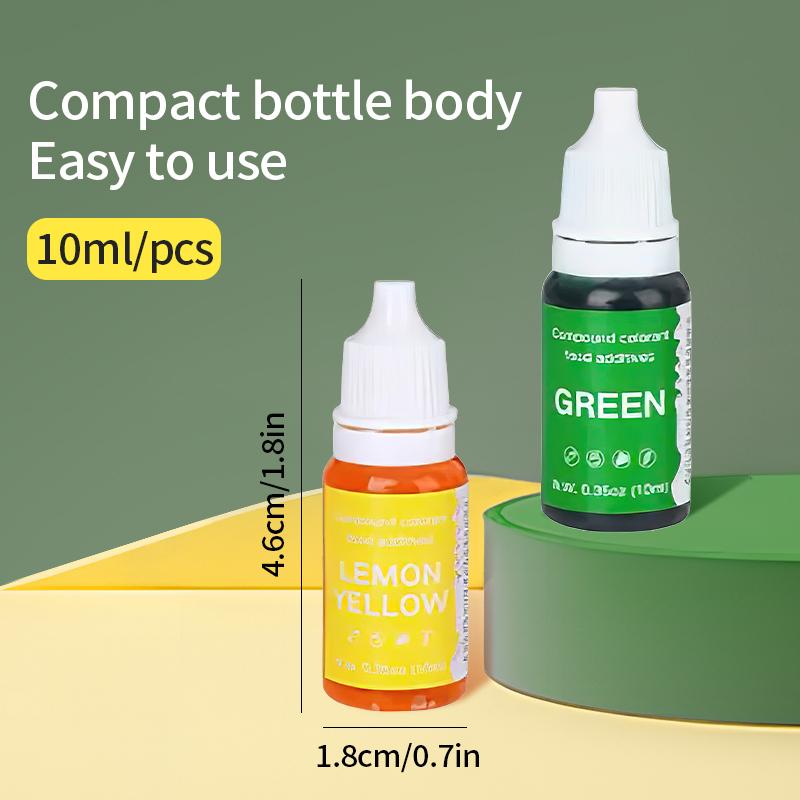 5pcs of Water Oil Dual-use Pigments Suitable for Various Hand Dyeing Purposes Plasticine Handmade Soap Baking Cream Coloring Etc