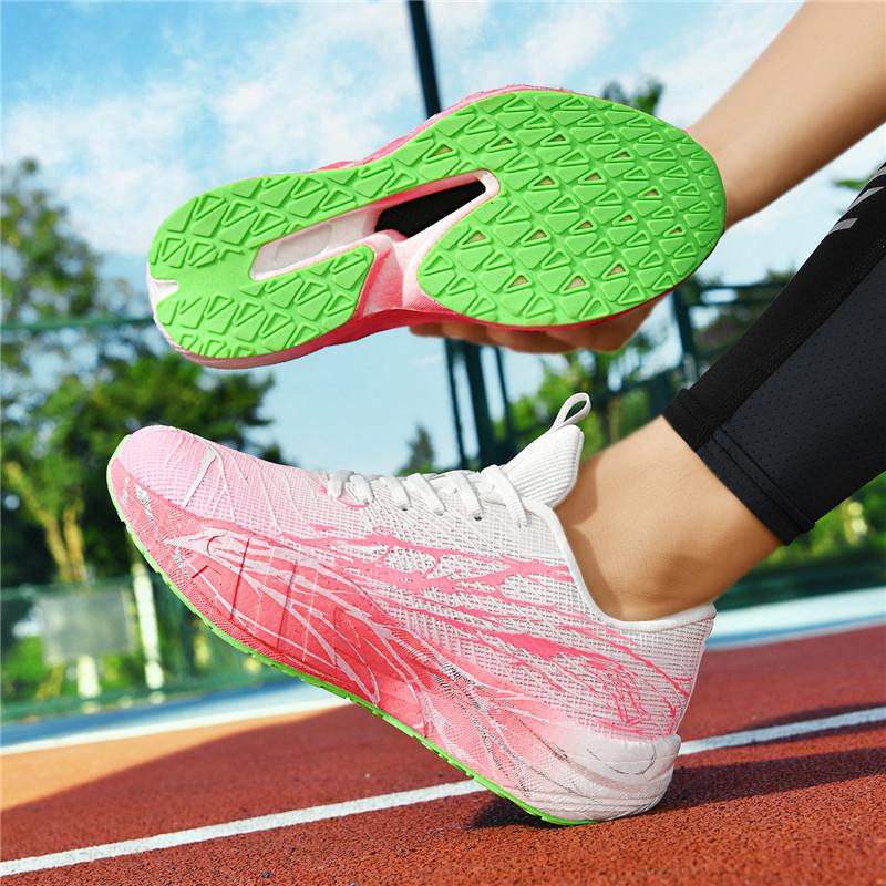 Men Sports Running Black Jogging Shoes Casual Sneakers Green Outdoor Breathable Mesh Women Light Shock-absorption White Tennis