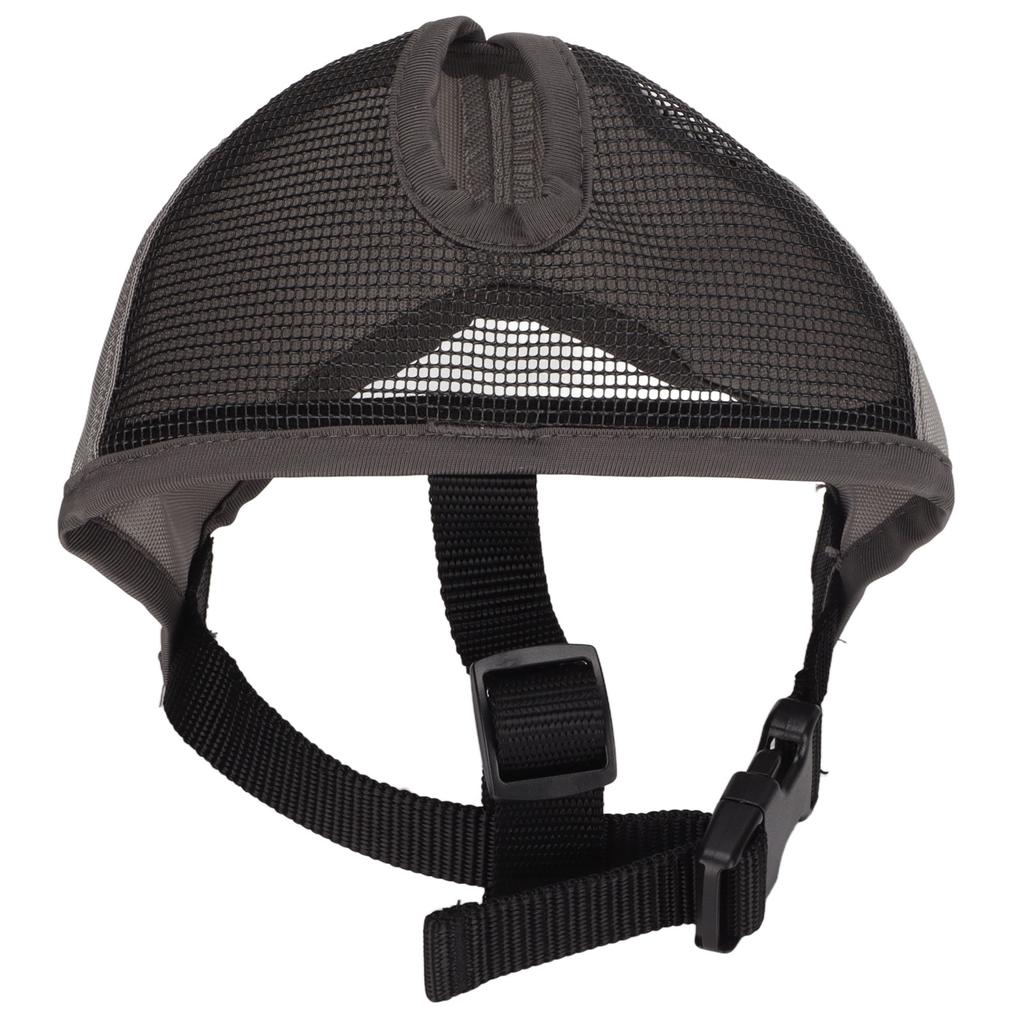 Adjustable Bulldog Mask Bite and Barking Dog Muzzle Eye Closed Training Dog Mesh Mask for Bulldogs