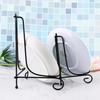 Black Sliver Iron Easel Display Stand Book Holder Photo Pedestal Bowl Dish Frame Picture Plate Rack Easel Crafts Bracket