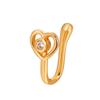 1Pc Non-Piercing Women And Girls Fake Nose Cuff Clip-On Nose Ring Nose Ring Cuffs