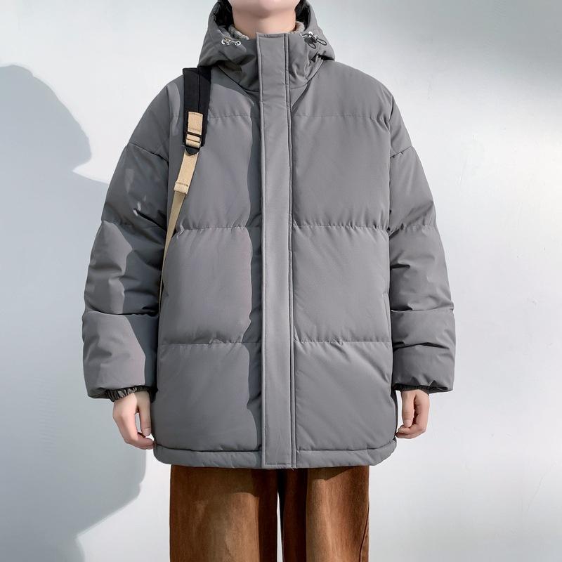 Cotton Clothing Men and Women with The Same Paragraph Winter Loose Hooded Cotton Jacket Thickened Casual Cotton Jacket Couples Jacket