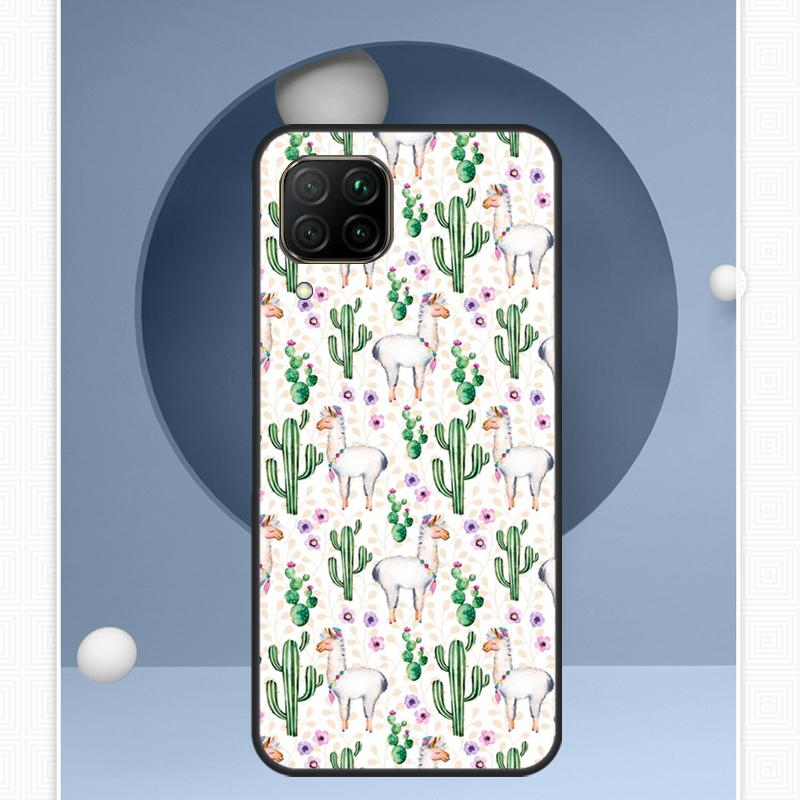 Lama Llama Alpacas For Huawei Nova Y72 Y90 Y61 Y91 Y60 Y70 12s 12i 11i 8i 9 10 SE P20 P40 Lite P60 P30 Pro Case