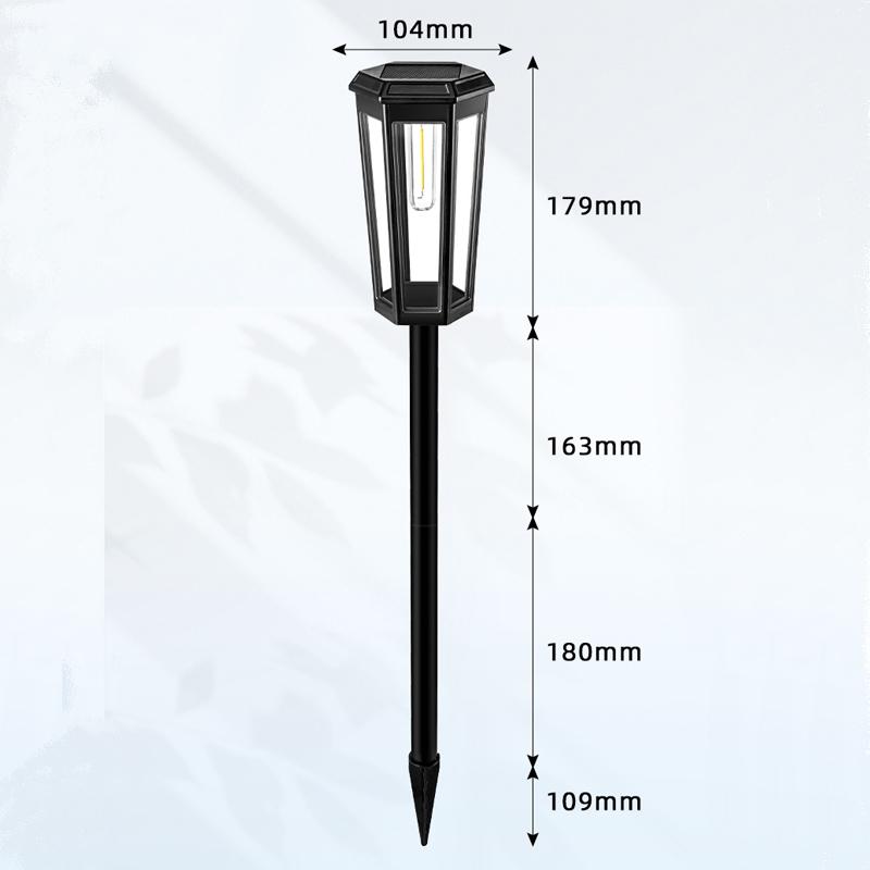 Modern Solar Pathway Light Outdoor Garden Waterproof Lamp for Yard Landscape Path Walkway Driveway Decor