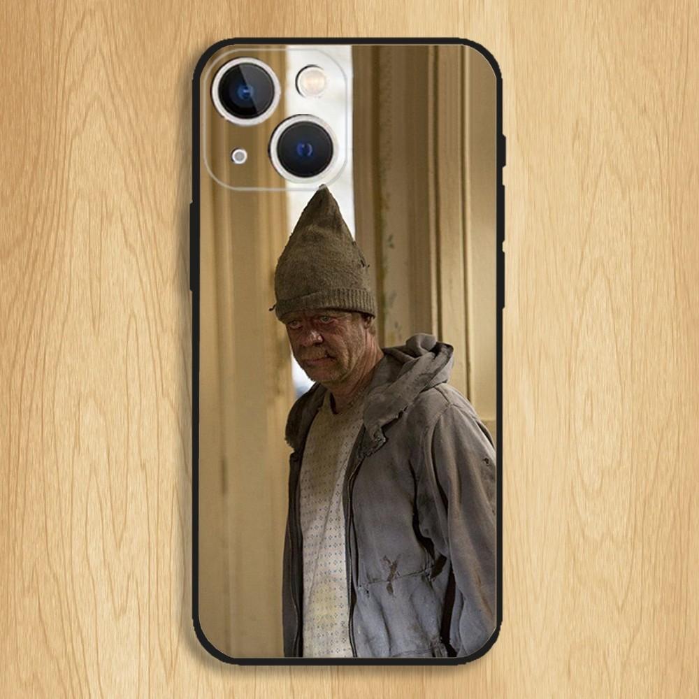 Frank Gallagher S-Shameless Phone Case For iPhone15,14,13,12,11,Pro,Max,Plus,Mini,X,XS,XR,8,7,6,S,Plus,SE Soft Black Case iPhone12PROMAX