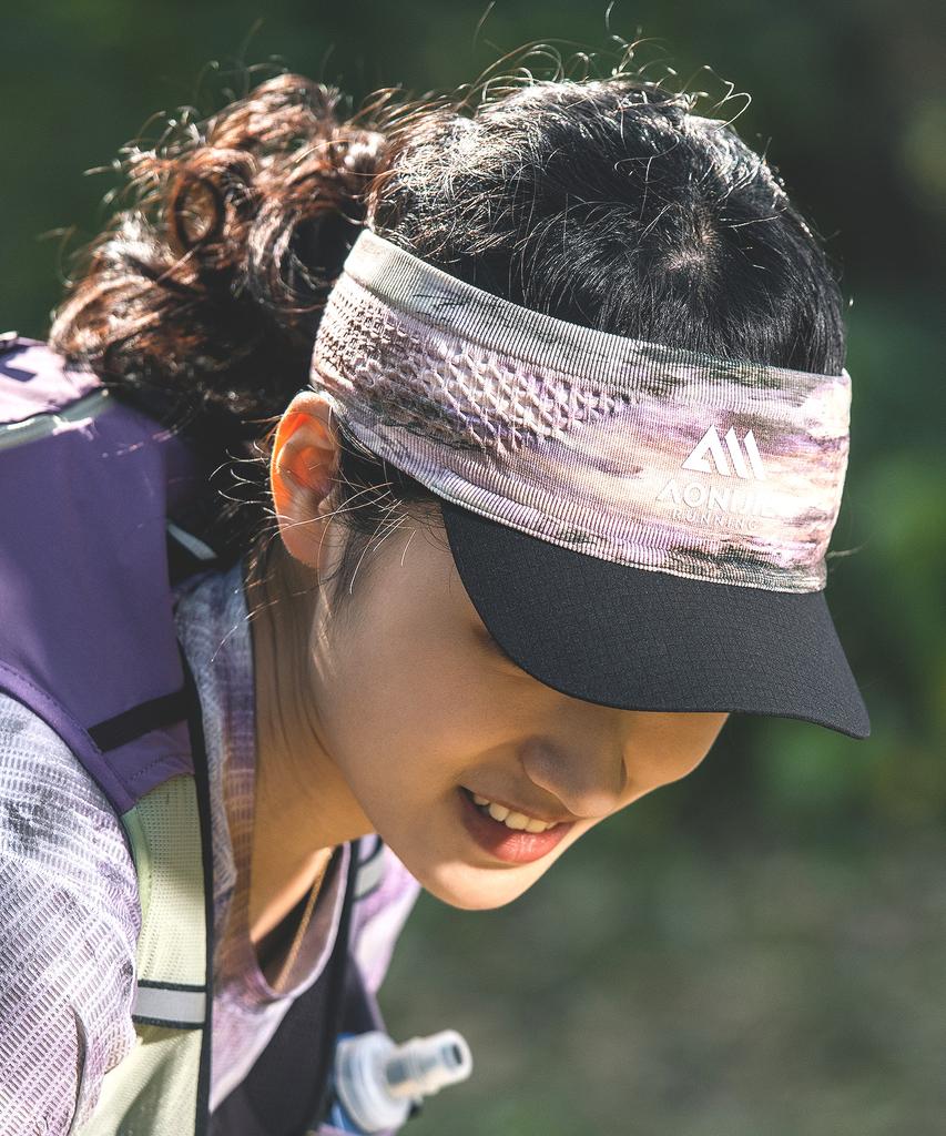 Oniji Running Sun Visor Elite C61 (Purple Tie-Dye)