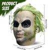 Latex Halloween Beetlejuice Clown Mask Horror Full Head Clown Mask For Adult