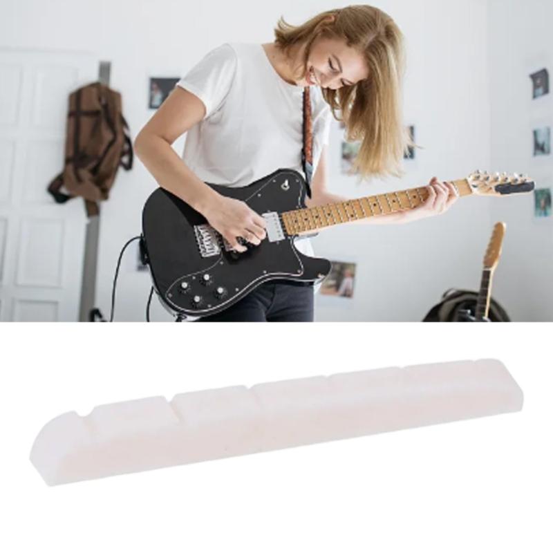 Authentic Guitar Bridge Component Acoustic Guitar Part Guitar Bridge Saddles Replacement for Improved Playabilitys