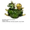 Hand Blown Glass Horse Figurine Handmade Lucky Horse Chinese New Year Feng Shui Statue for Collectible Home Office Bookshelf Desk Decor