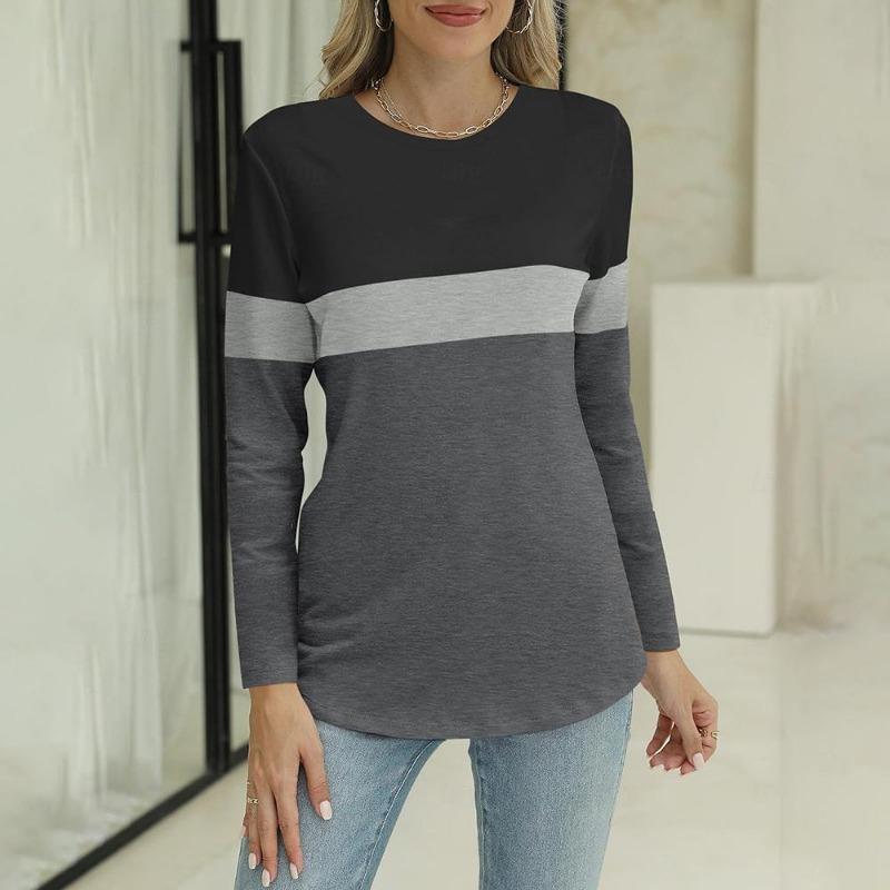 Vintage Fashion Elegant Casual Apparel Spring Autumn Loose Round Neck Pullover Black and White Leopard Women Clothing