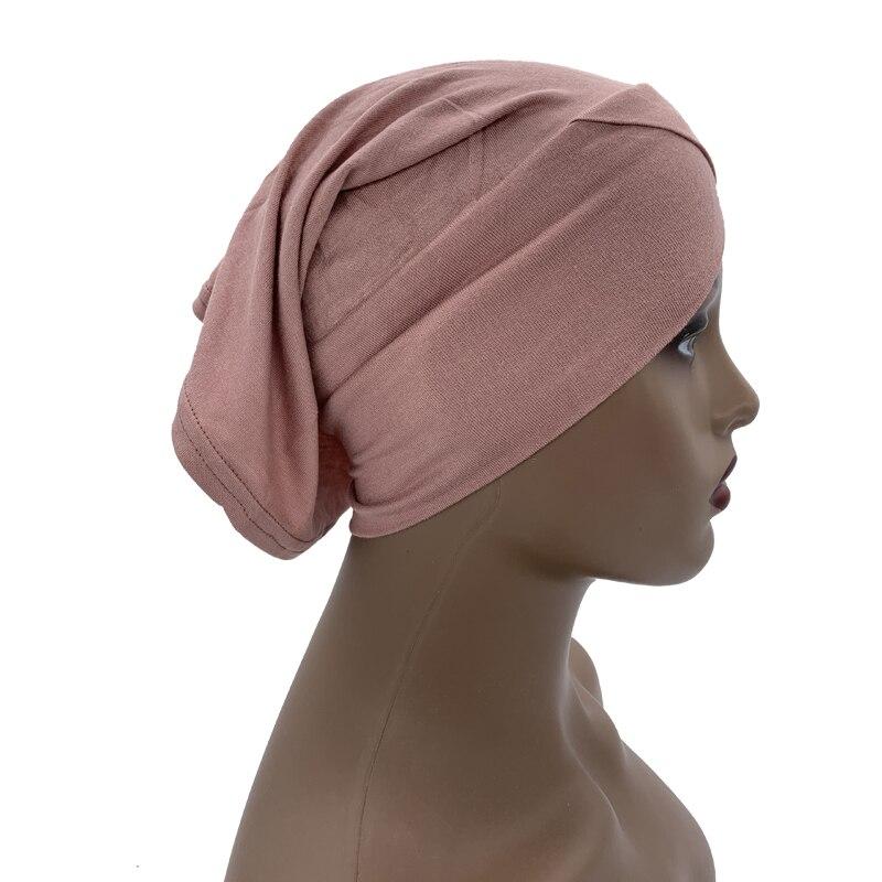 Sottofoulard Hijab Donna Musulmana – 25 Colori, Elastico, Berretto In Cotone, Avvolgente
